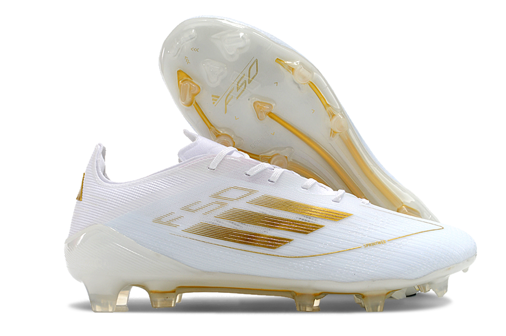 F50 Elite FG White Football Boots | Retrokick