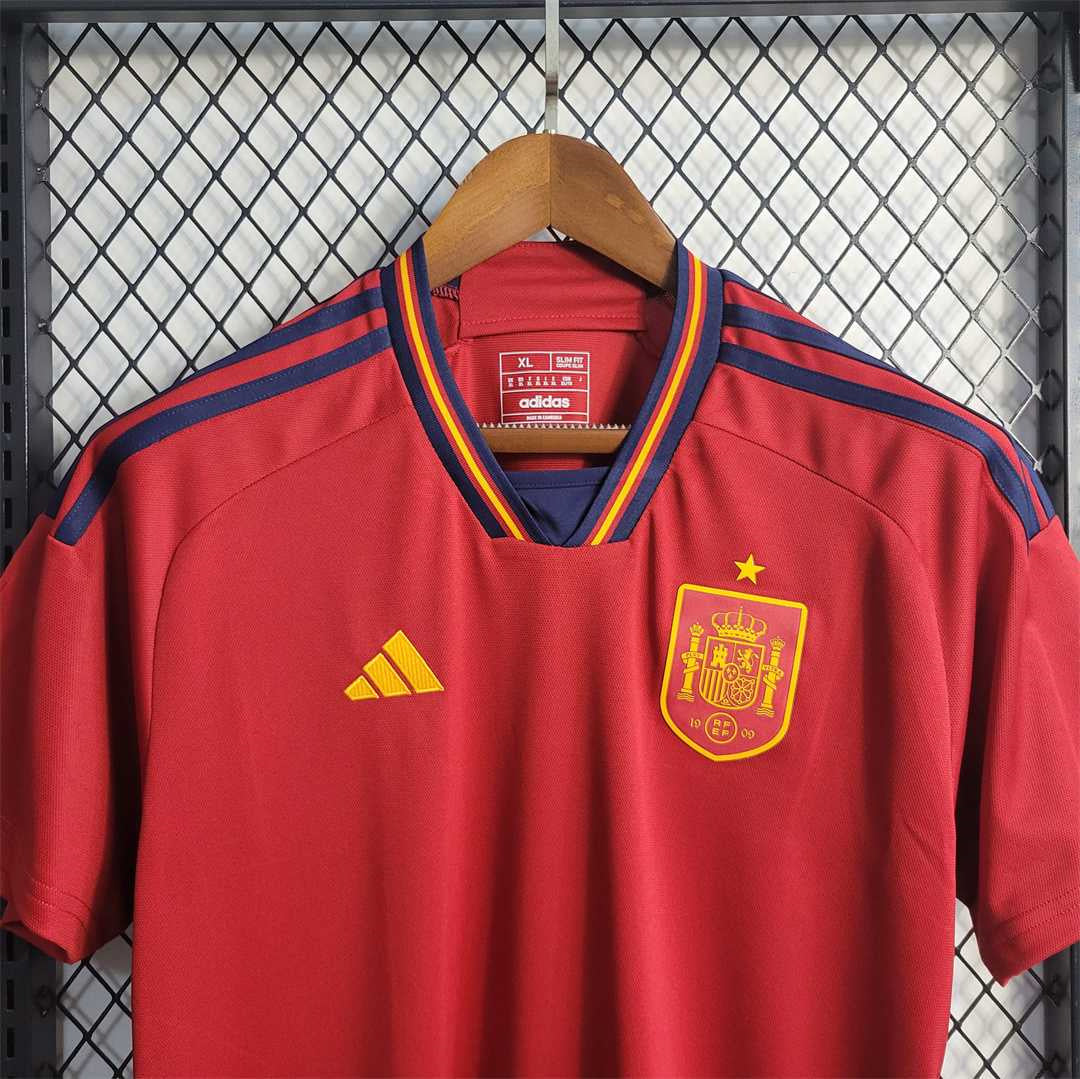 Spain 2022 Home Shirt Football Jersey | Retrokick
