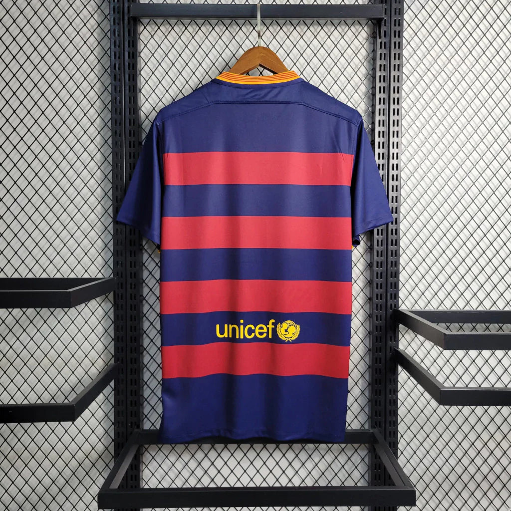 FC Barcelona 15/16 Home Shirt Football Jersey | Retrokick