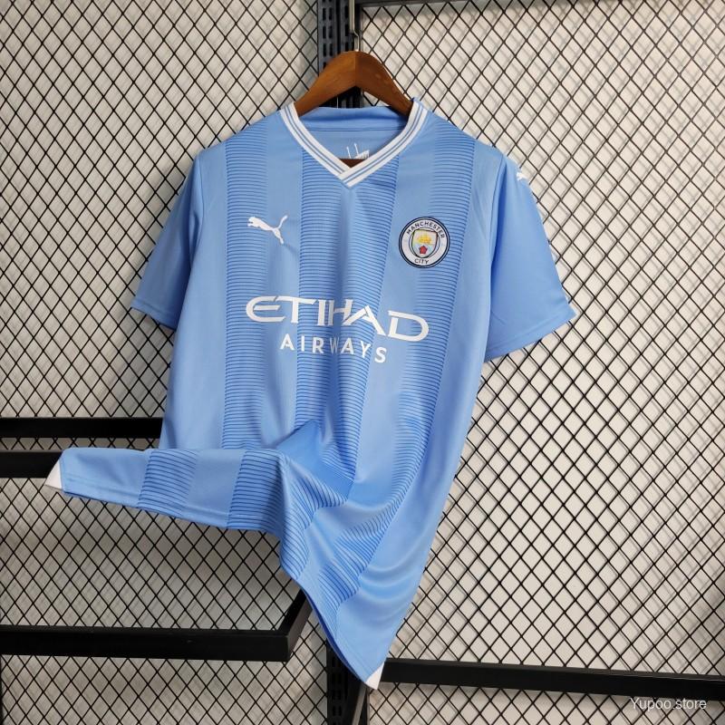 Man City 23/24 Home Shirt Football Jersey | Retrokick