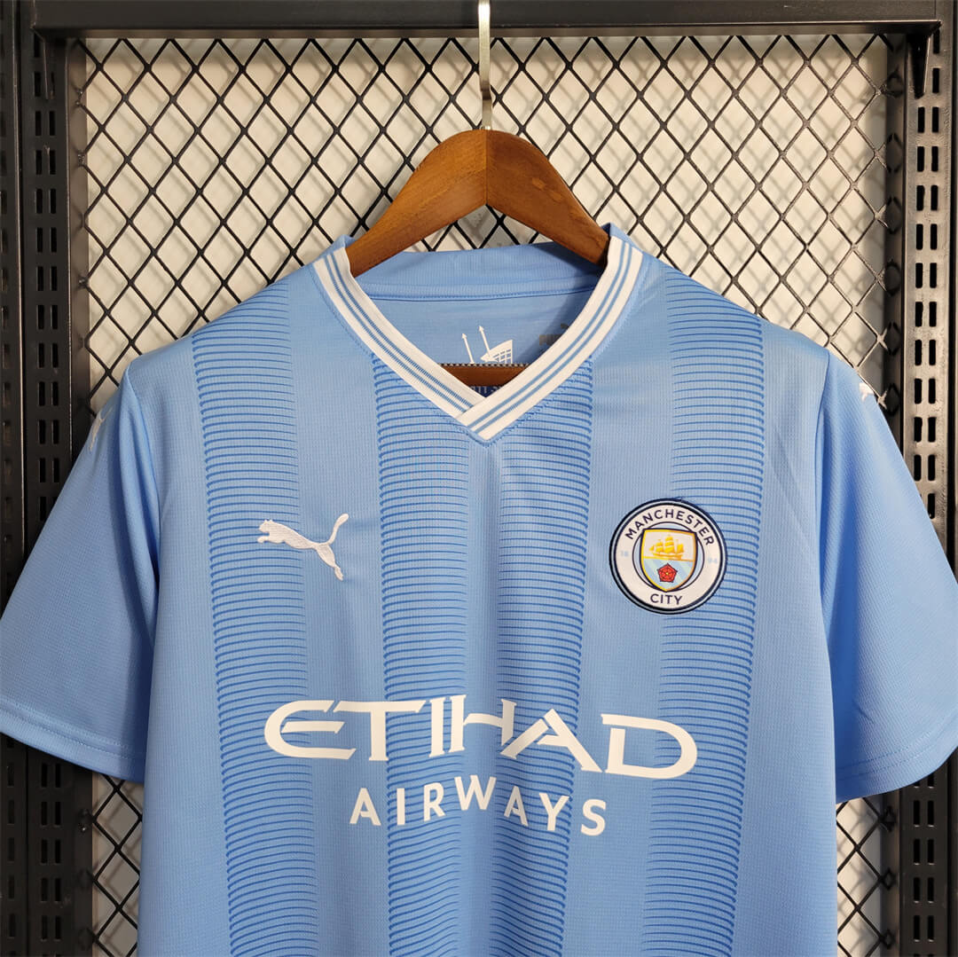 Man City 23/24 Home Shirt Football Jersey | Retrokick