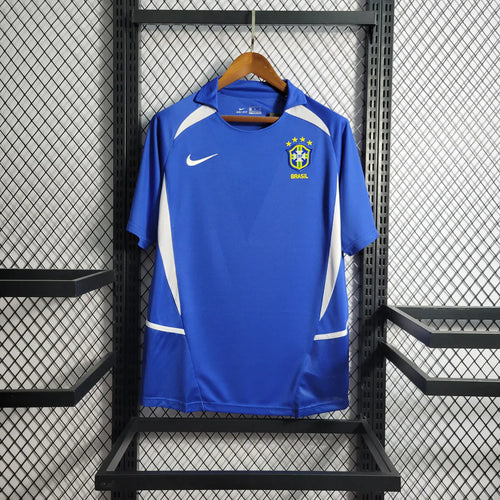 Brazil 2002 Away Shirt Football Jersey | Retrokick