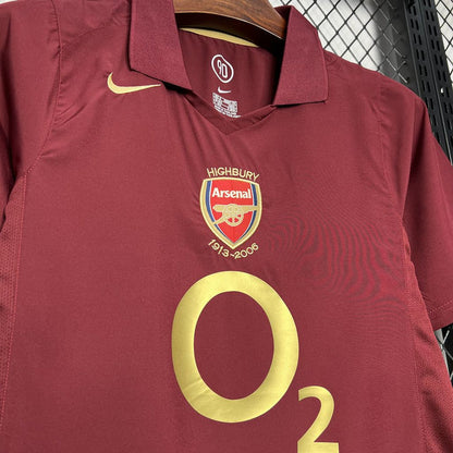 Arsenal FC 05/06 Auswärtstrikot
