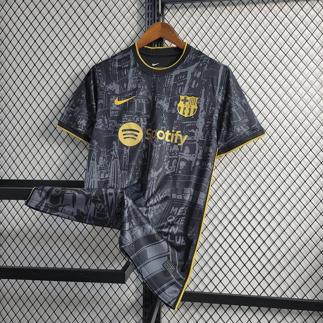 FC Barcelona 23/24 Black Shirt (Special Edition) Football Jersey | Retrokick