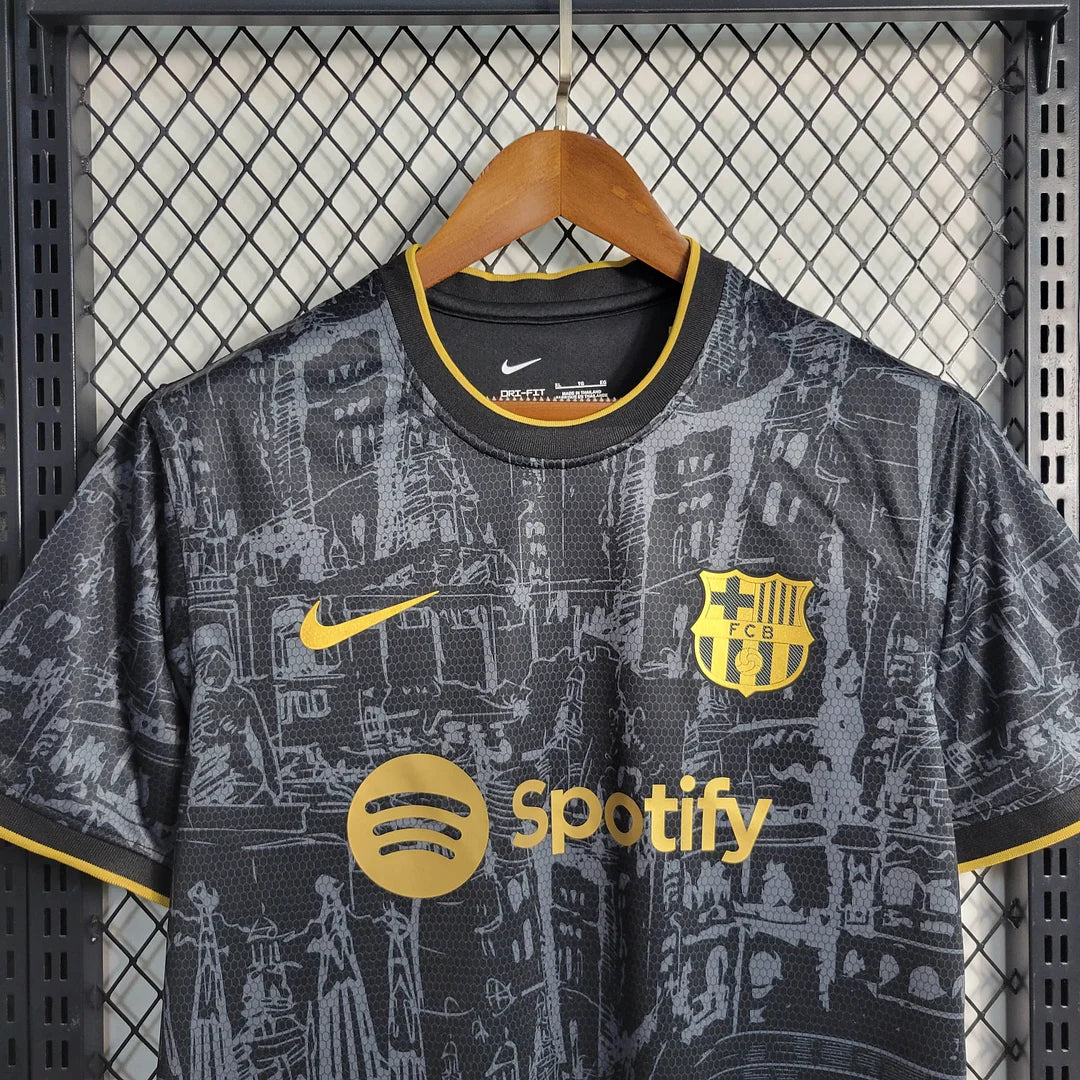 FC Barcelona 23/24 Black Shirt (Special Edition) Football Jersey | Retrokick