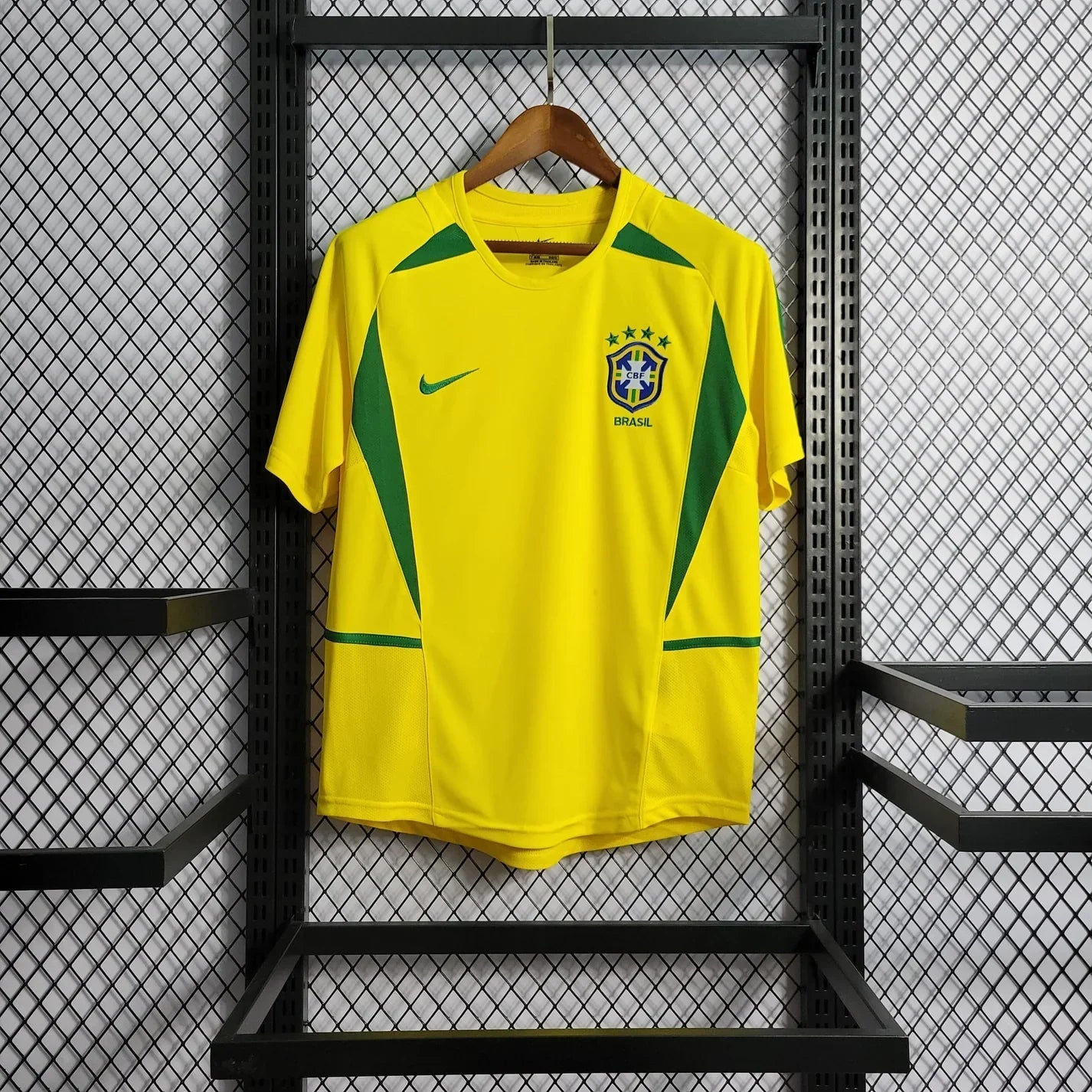 Brazil 2002 Home Shirt Football Jersey | Retrokick