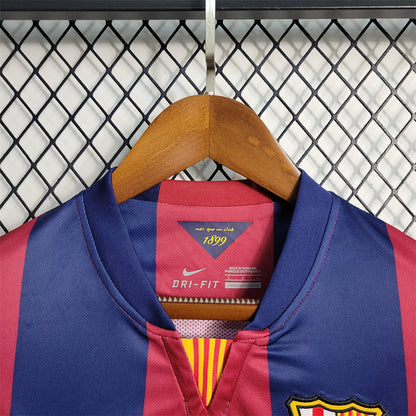 FC Barcelona 14/15 Home Shirt Kids Football Jersey Kids | Retrokick