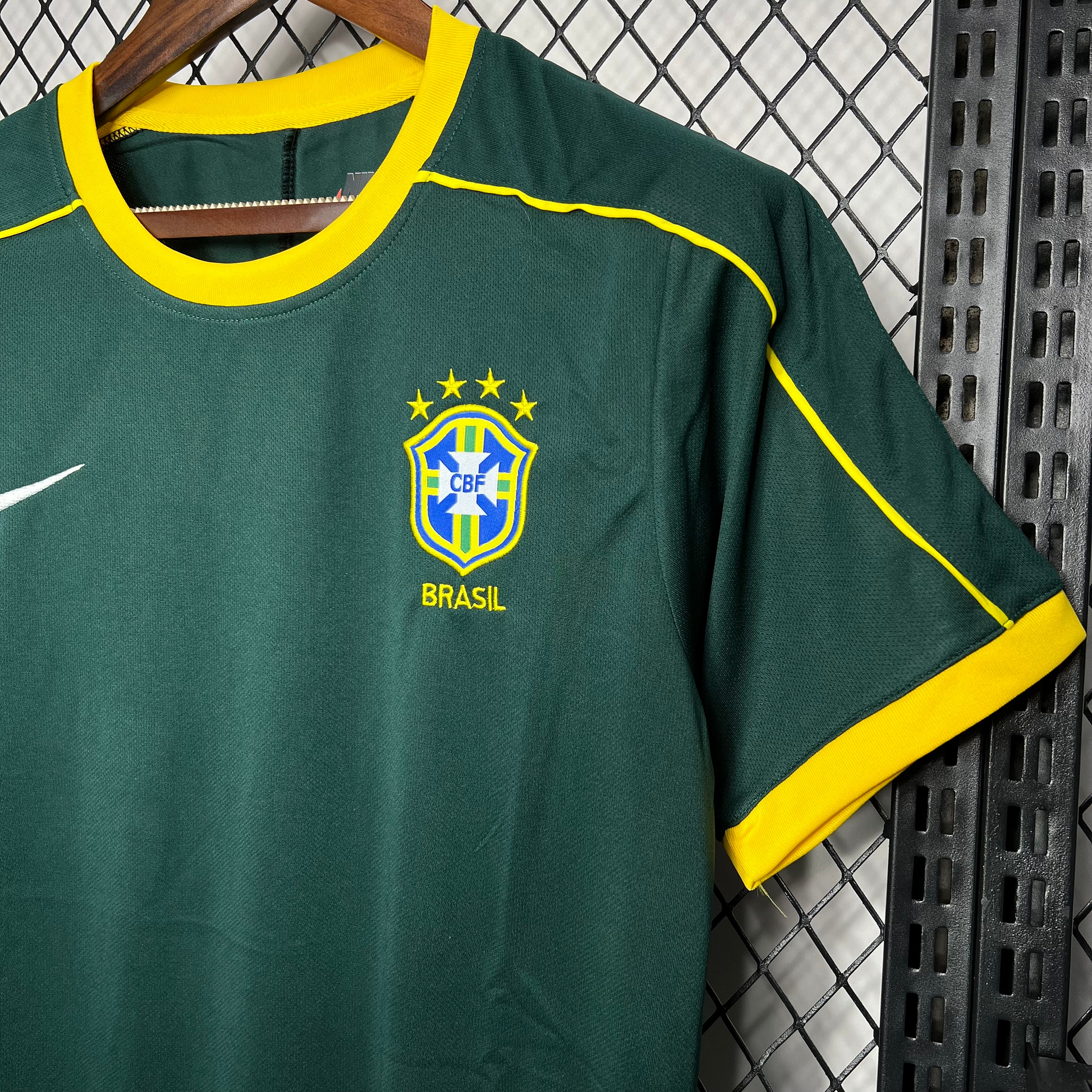 Brazil 1998 Away Shirt Football Jersey | Retrokick