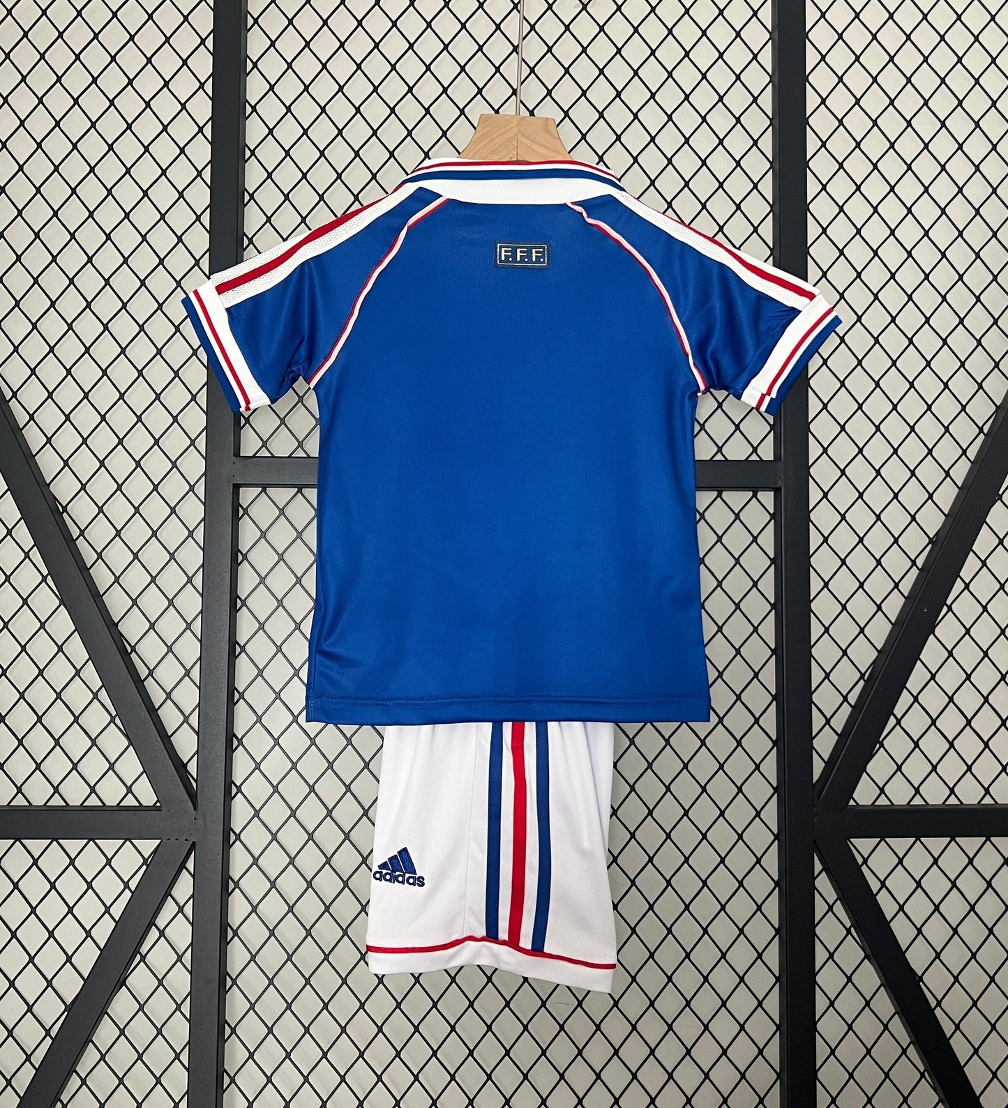 France 1998 Home Shirt Kids Football Jersey Kids | Retrokick