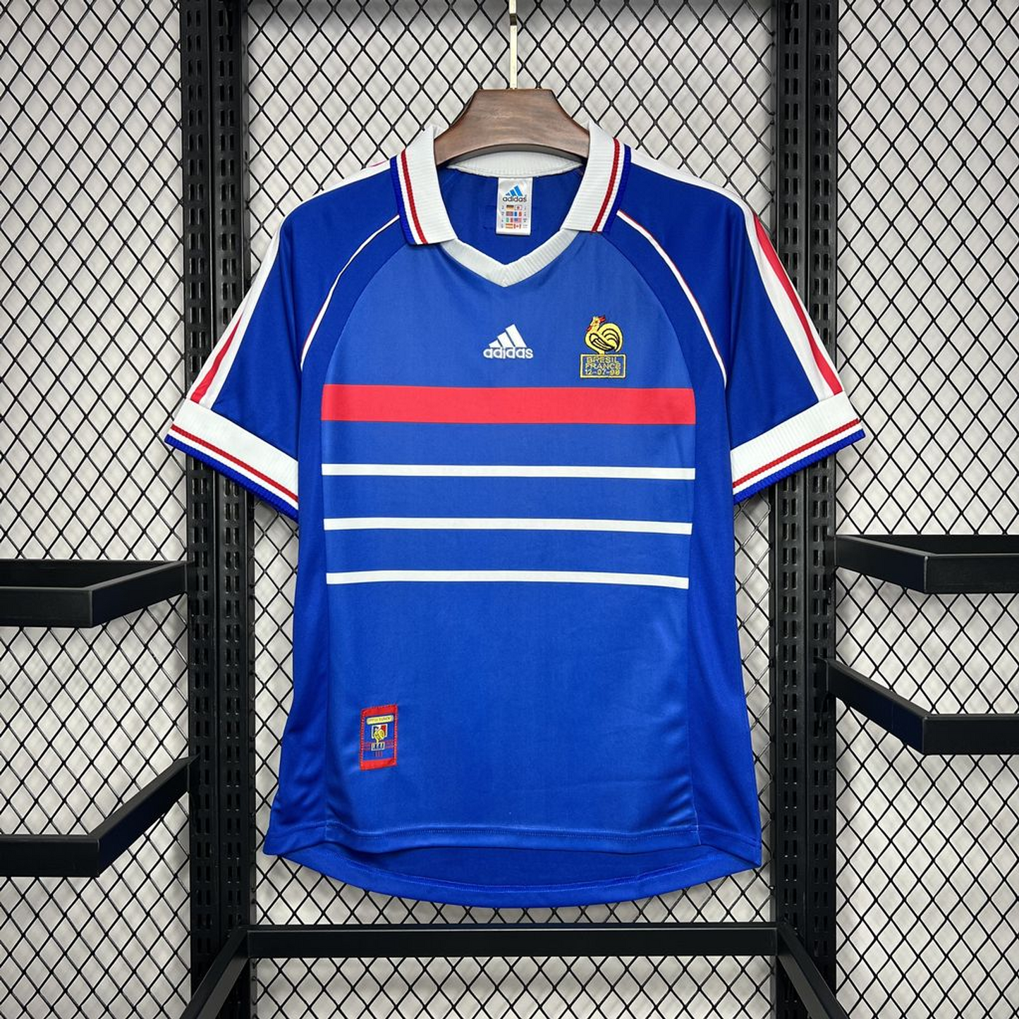 France 1998 Home Shirt Football Jersey | Retrokick