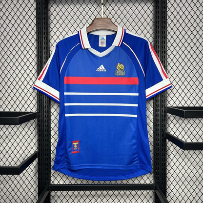 France 1998 Home Shirt Football Jersey | Retrokick