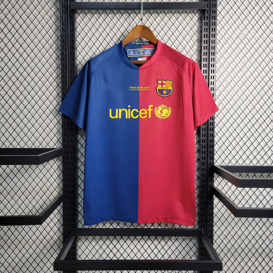 FC Barcelona 08/09 Home Shirt Football Jersey | Retrokick