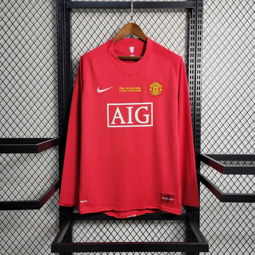 Man United 07/08 Home Shirt Football Jersey | Retrokick