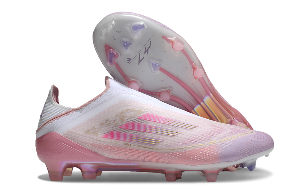 F50 Elite Laceless FG Pink Football Boots | Retrokick