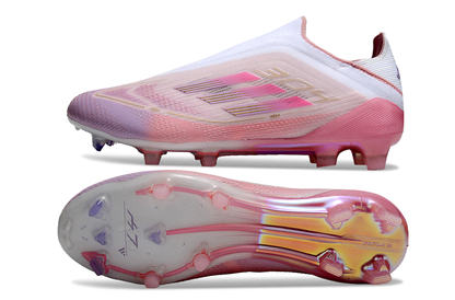F50 Elite Laceless FG Pink Football Boots | Retrokick