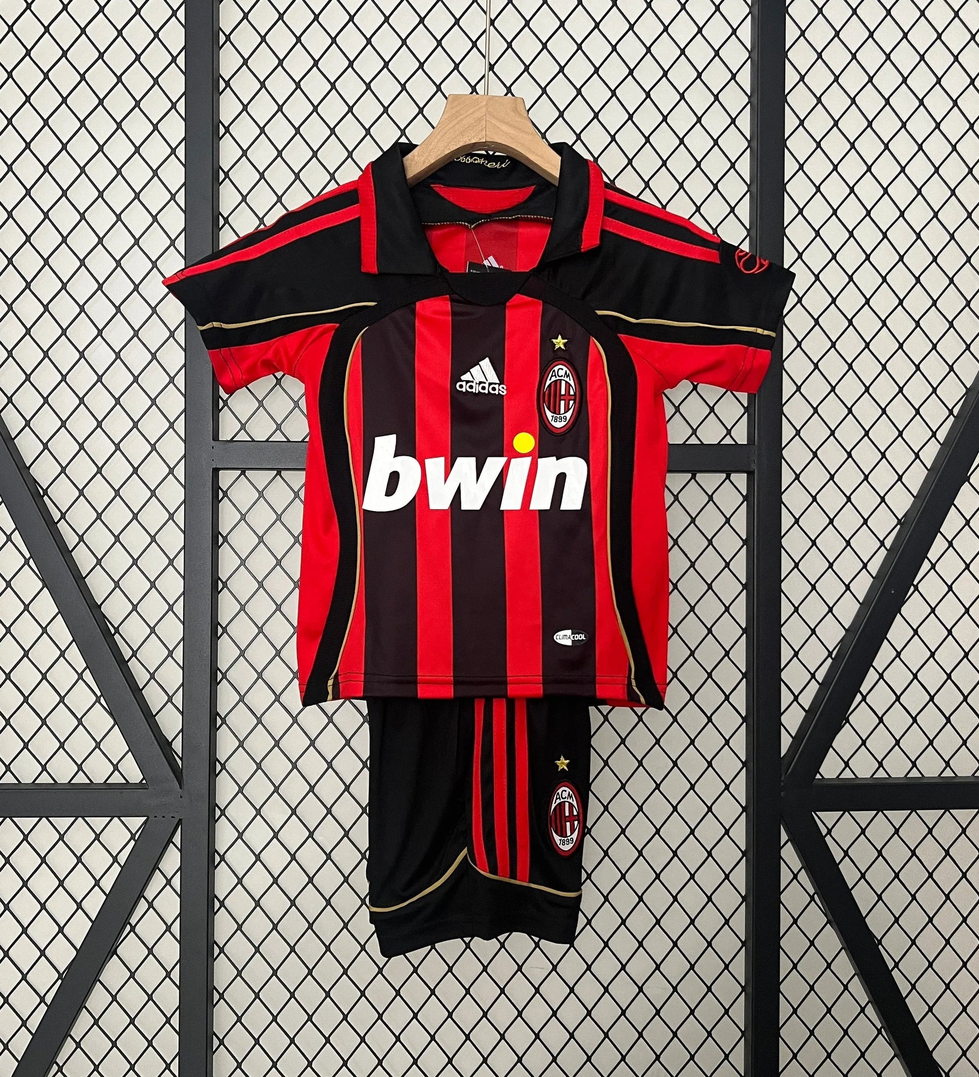 AC Milan 06/07 Home Shirt Kids Football Jersey Kids | Retrokick
