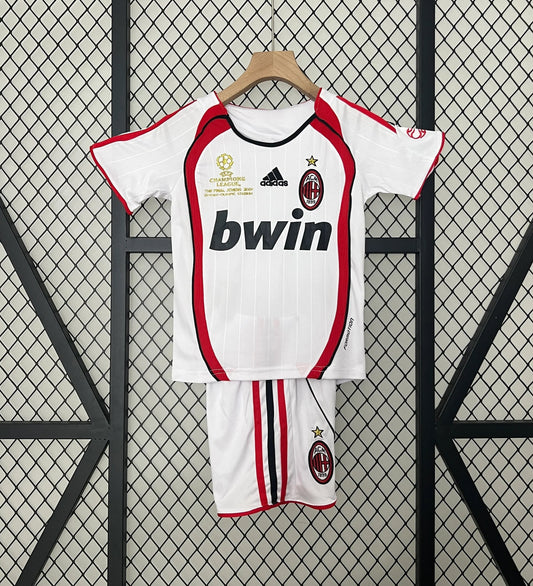AC Milan 06/07 Away Shirt Kids Football Jersey Kids | Retrokick