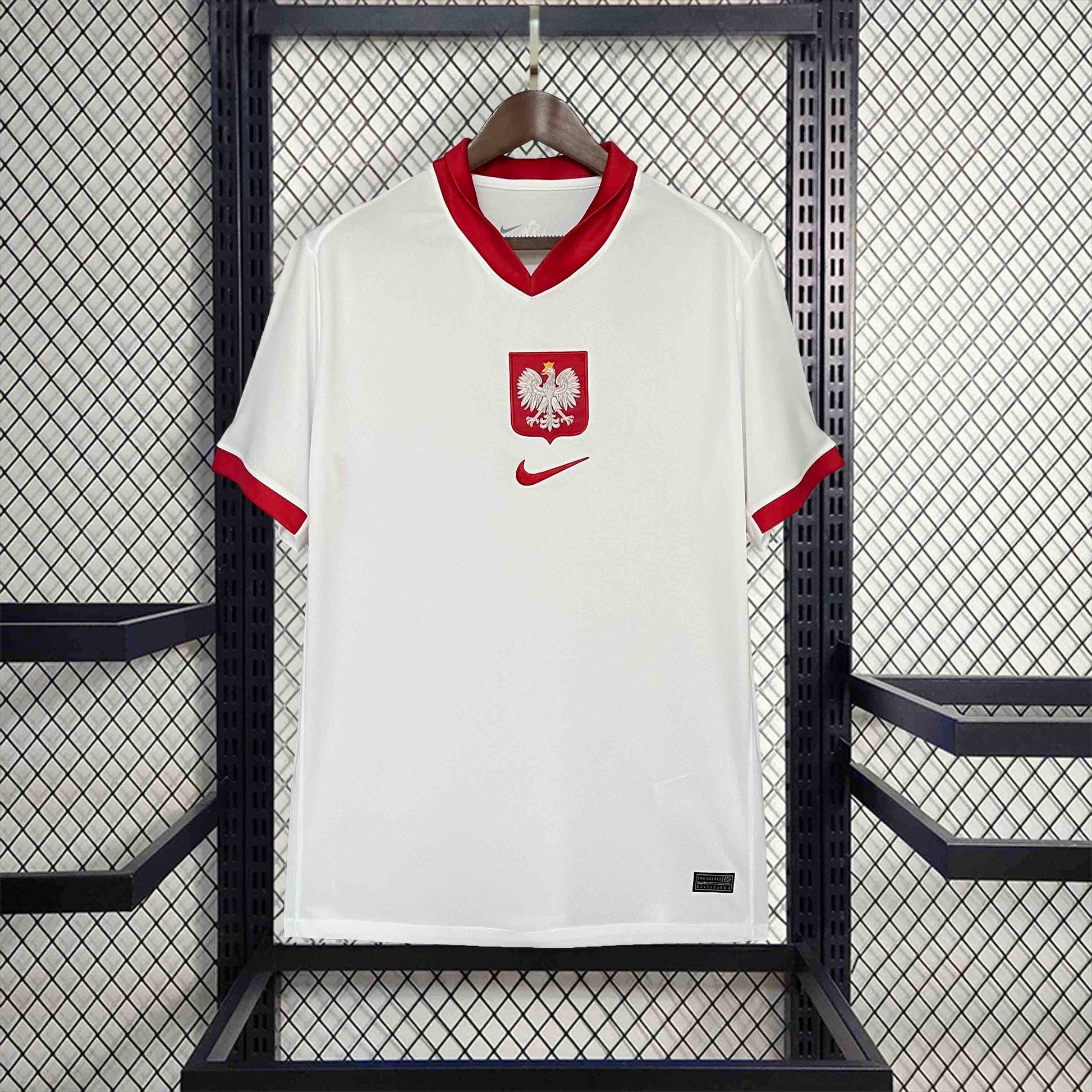 Poland 2024 Home Shirt Football Jersey | Retrokick