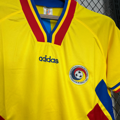 Romania 1994 Home Shirt Football Jersey | Retrokick