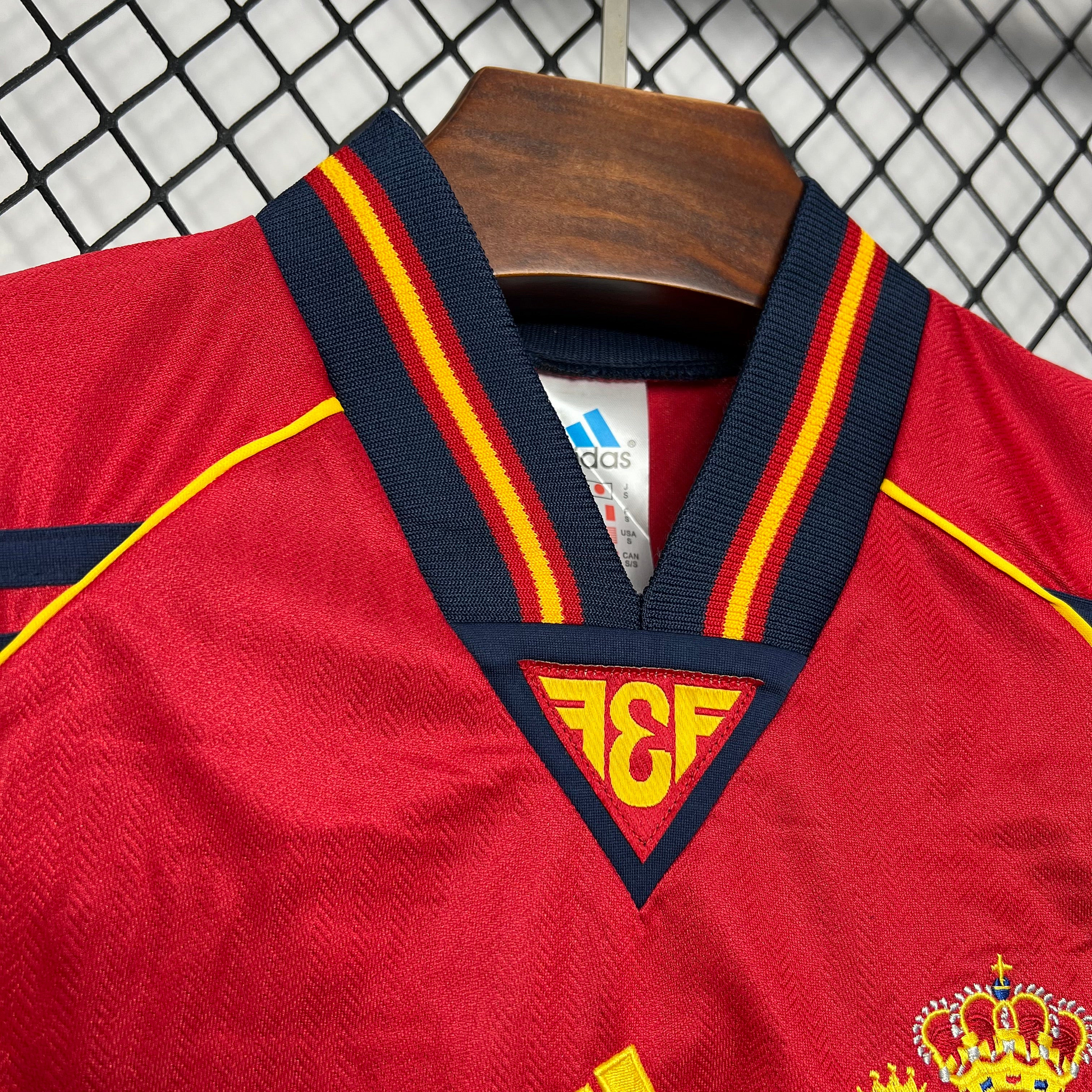 Spain 1998 Home Shirt Football Jersey | Retrokick