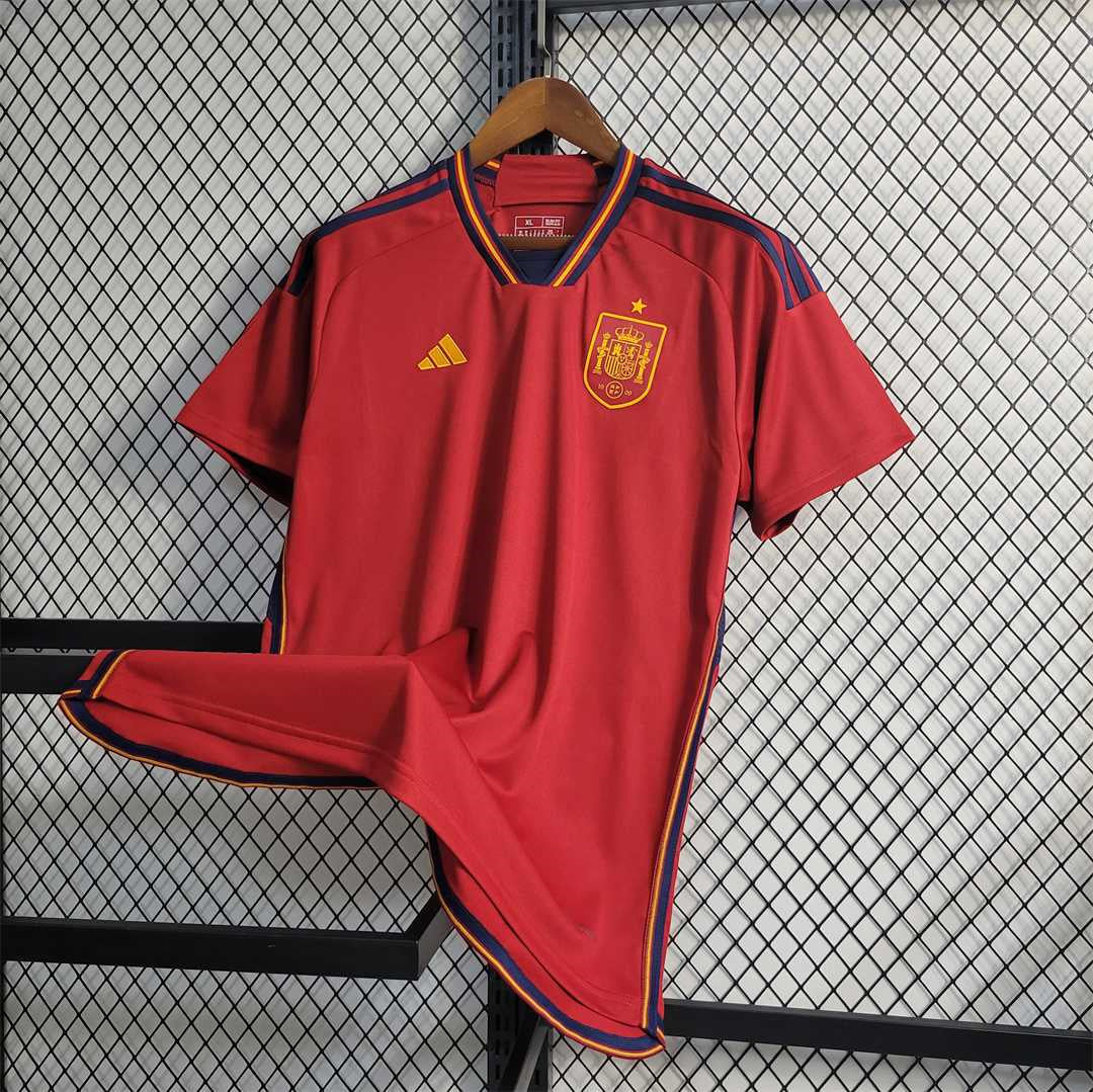 Spain 2022 Home Shirt Football Jersey | Retrokick