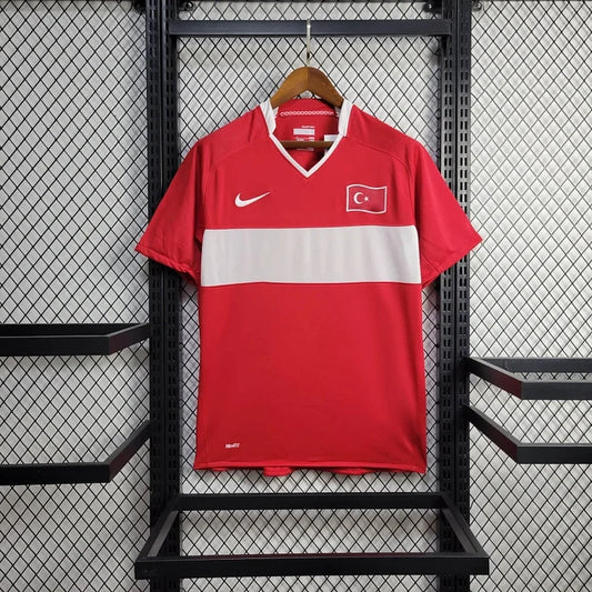 Turkey 2008 Home Shirt Football Jersey | Retrokick