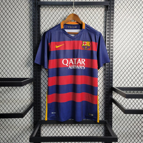 FC Barcelona 15/16 Home Shirt Football Jersey | Retrokick