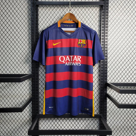 FC Barcelona 15/16 Home Shirt Football Jersey | Retrokick