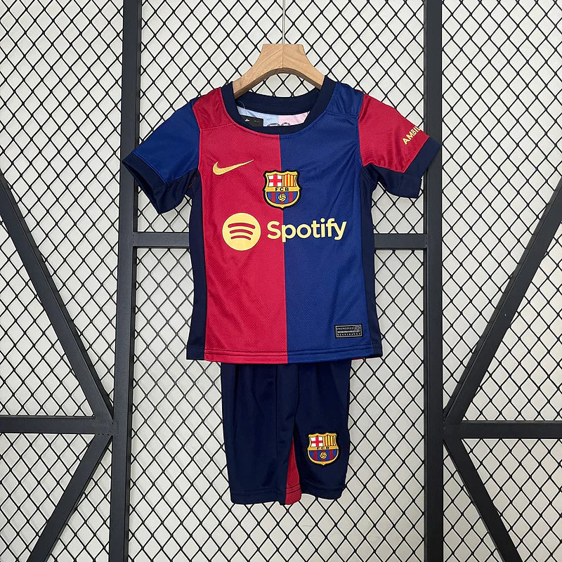 FC Barcelona 24/25 Home Shirt Kids Football Jersey Kids | Retrokick