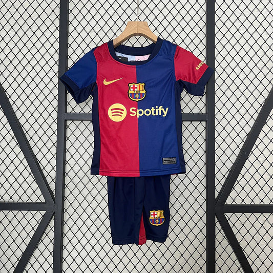 FC Barcelona 24/25 Home Shirt Kids Football Jersey Kids | Retrokick