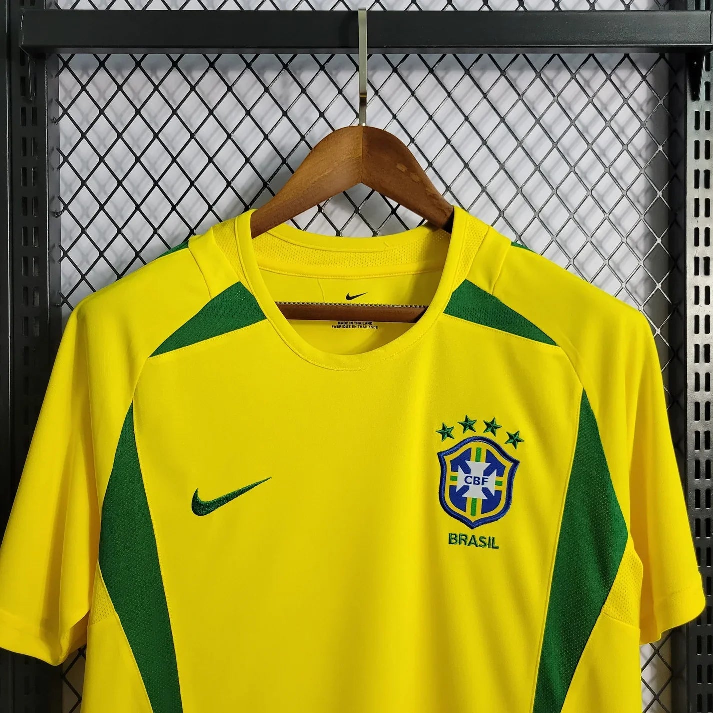 Brazil 2002 Home Shirt Football Jersey | Retrokick