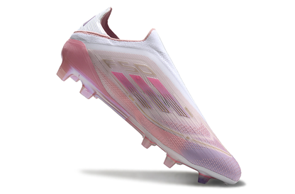 F50 Elite Laceless FG Pink Football Boots | Retrokick
