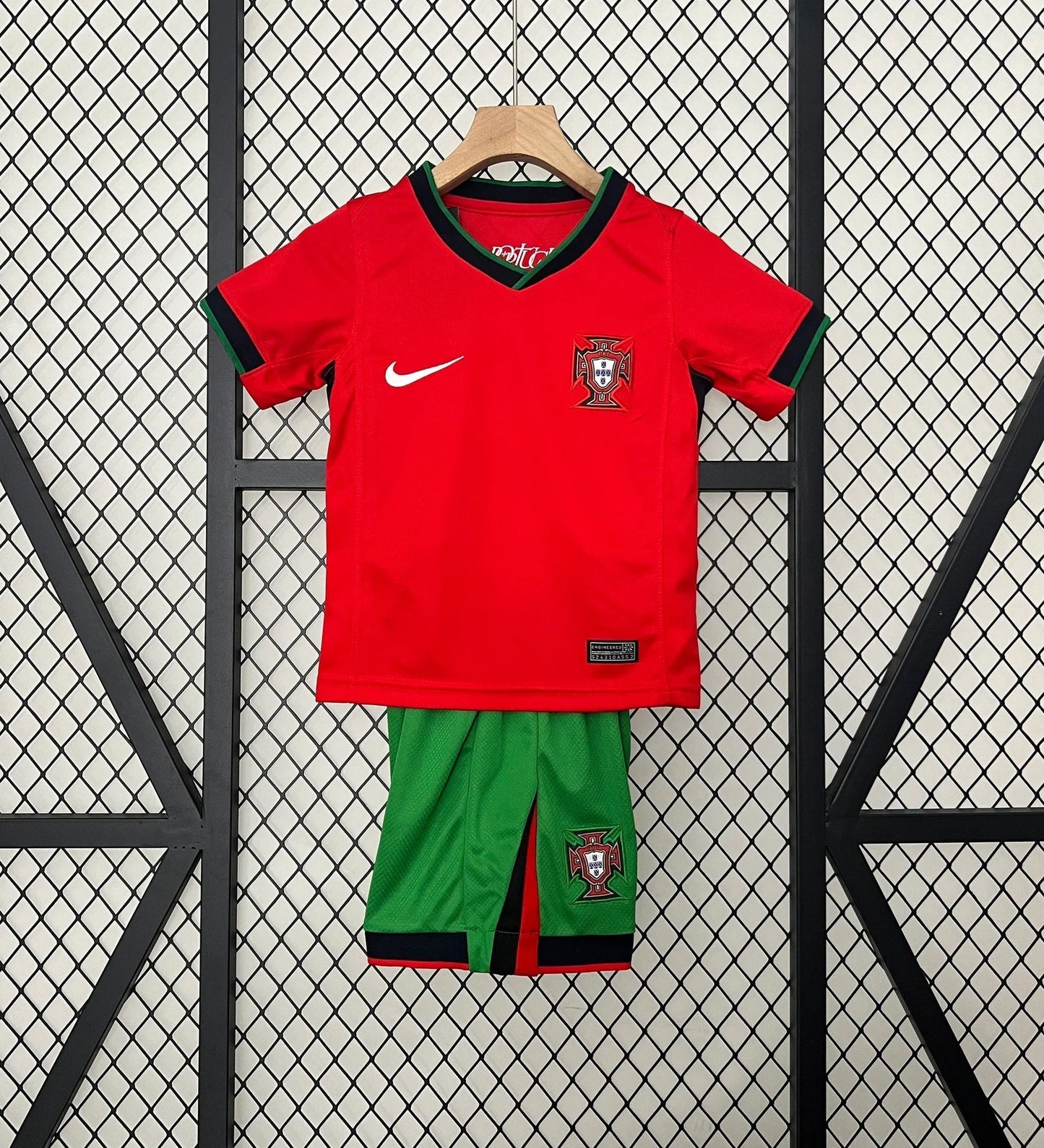 Portugal 2024 Home Trikot Kids