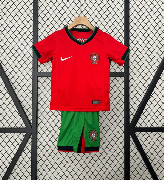 Portugal 2024 Home Shirt Kids Football Jersey Kids | Retrokick